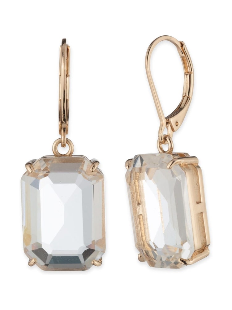 Lauren Ralph Lauren Gold Tone Crystal Stone Drop Earrings - Image 1 of 1