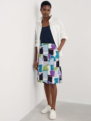 Seasalt Cornwall Blue Paint Pot 100% Cotton Skirt - Image 3 of 5