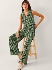 Blusa sem mangas geométrica Monsoon Daisey - Imagem 1 de 6