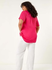 Rosa - Roman Curve Shirred Yoke Blouse - Imagen 3 de 5