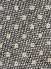 Reiss Grey Tullio Wool-Silk Floral-Medallion Tie - Image 6 of 6