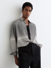 Reiss Navy/White Baxter Shirt - Image 1 of 5