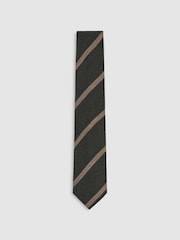 Reiss Forest Green Sante Tie - Image 1 of 5