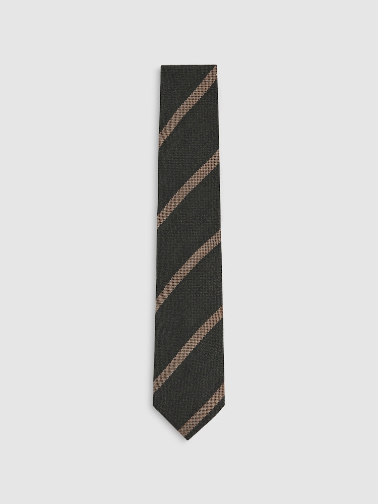 Reiss Forest Green Sante Tie - Image 1 of 5