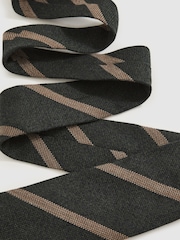 Reiss Forest Green Sante Tie - Image 3 of 5