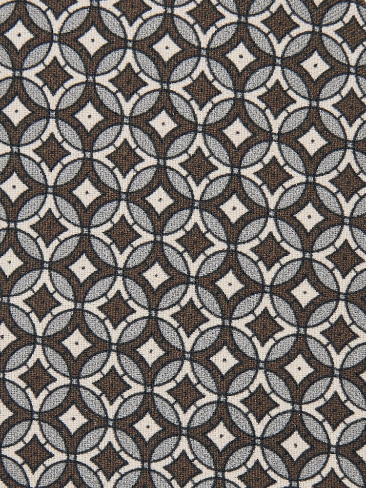Reiss Chocolate Brown Multi Palmiro Tie - Image 5 of 5