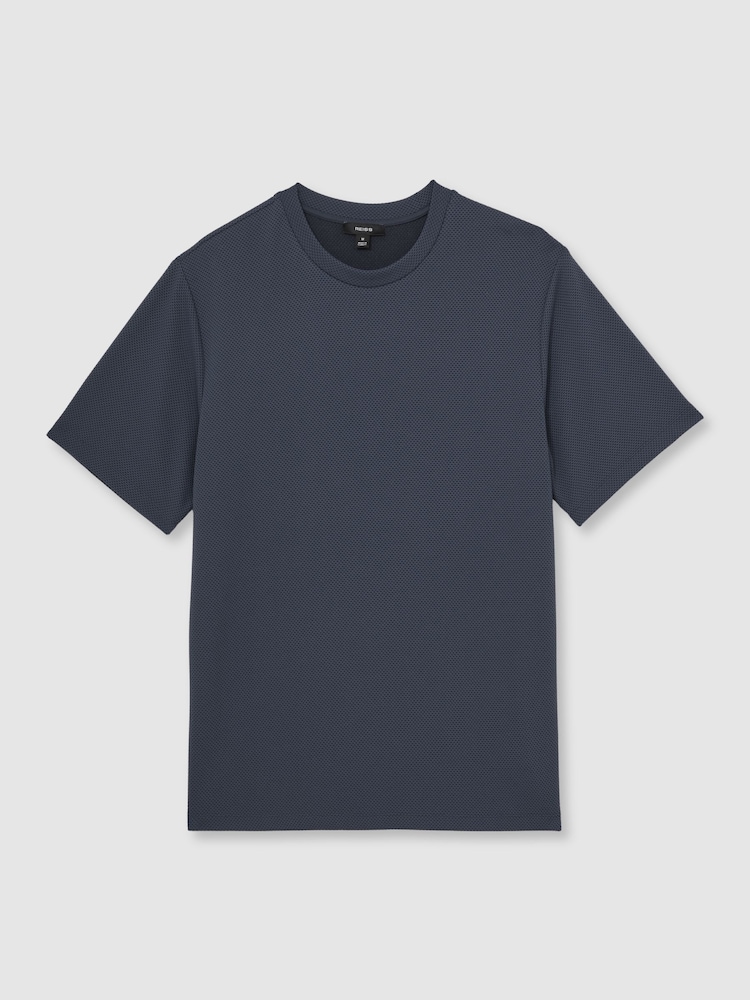 Reiss Airforce Blue Wick T-Shirt - Image 2 of 6