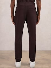 Reiss Cherry Red Premier Interlock Drawstring Joggers - Image 4 of 5