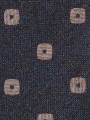 Reiss Navy Marco Silk-Wool Square-Medallion Tie - Image 6 of 6