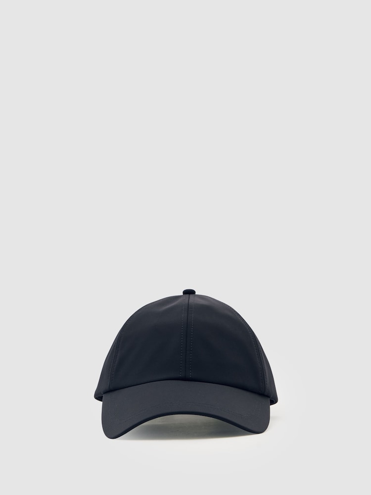 Reiss Navy Brogan Embroidered Logo Tech Baseball Cap - Image 1 of 5 Reiss Navy Brogan Embroidered Logo Tech Baseball Cap - Image 1 of 5