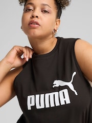 Puma Black Womens Slim Ess No.1 Logo Tank Top - Image 3 of 5