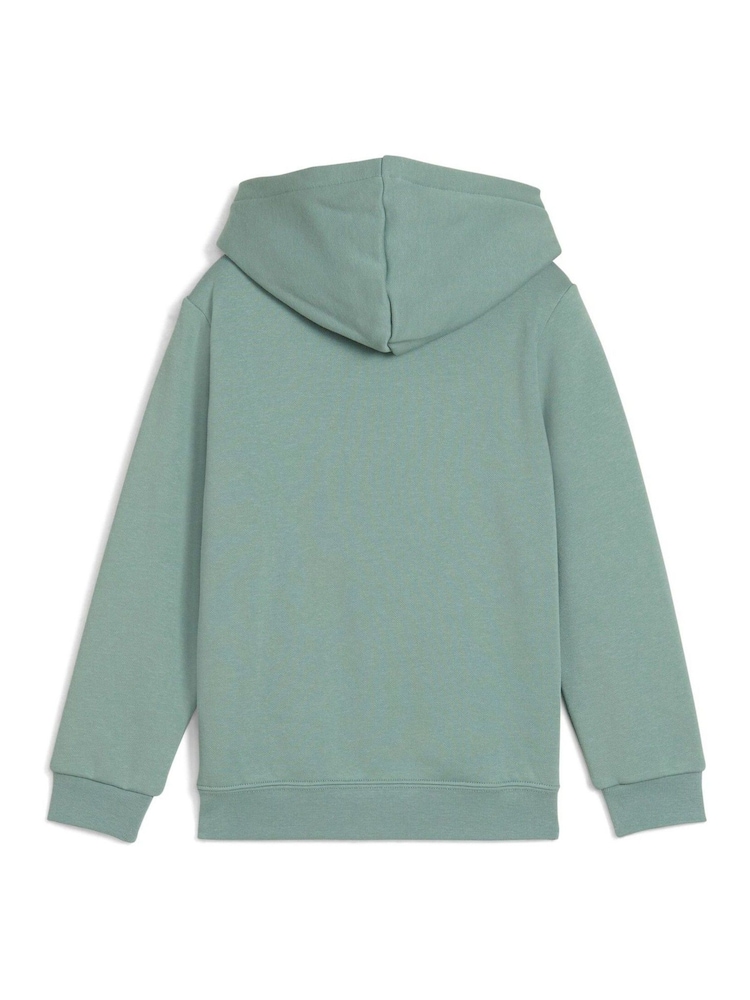 Puma Grey Kids Essentials No. 1 Logo Fleece Hoodie - Image 4 of 4