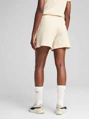 Puma Natural ESS Elevated 5" High-Rise Rib Shorts - Image 2 of 4