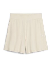 Puma Natural ESS Elevated 5" High-Rise Rib Shorts - Image 4 of 4