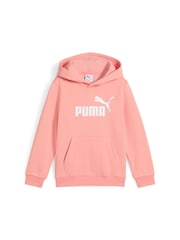 צבע אלמוג - Puma קפוצ'ון פליז בייסיק עם לוגו, דגם 1 .No, לילדים - תמונה 3 מתוך 4