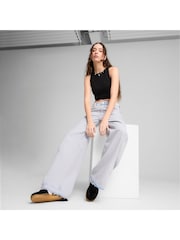 Puma Black Womens Wardrobe Ribbed Crop Top - Image 6 of 10