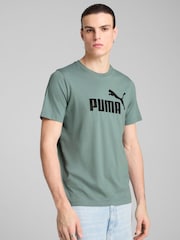Puma Grey Mens No. 1 Logo T-Shirt - Image 1 of 5