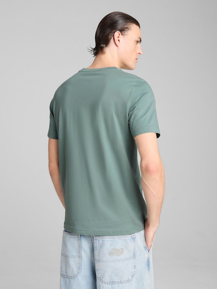 Puma Grey Mens No. 1 Logo T-Shirt - Image 2 of 5