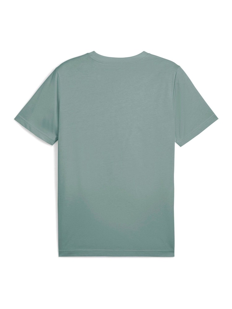 Puma Grey Mens No. 1 Logo T-Shirt - Image 5 of 5