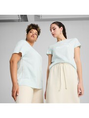 Puma Blue Womens ESS No. 1 Logo T-Shirt - Image 15 of 20