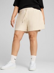 Puma Natural Womens Premium Essential A-Line Shorts - Image 1 of 5