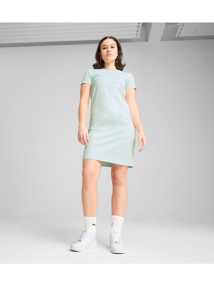Puma Blue Womens ESS Small No. 1 Logo Slim Dress - Image 1 of 3