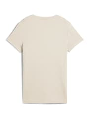 Puma Natural Womens ESS Elevated Rib T-Shirt - Image 3 of 3