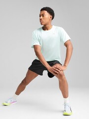 Puma Blue Mens VELOCITY Tri-Blend Running T-Shirt - Image 1 of 3