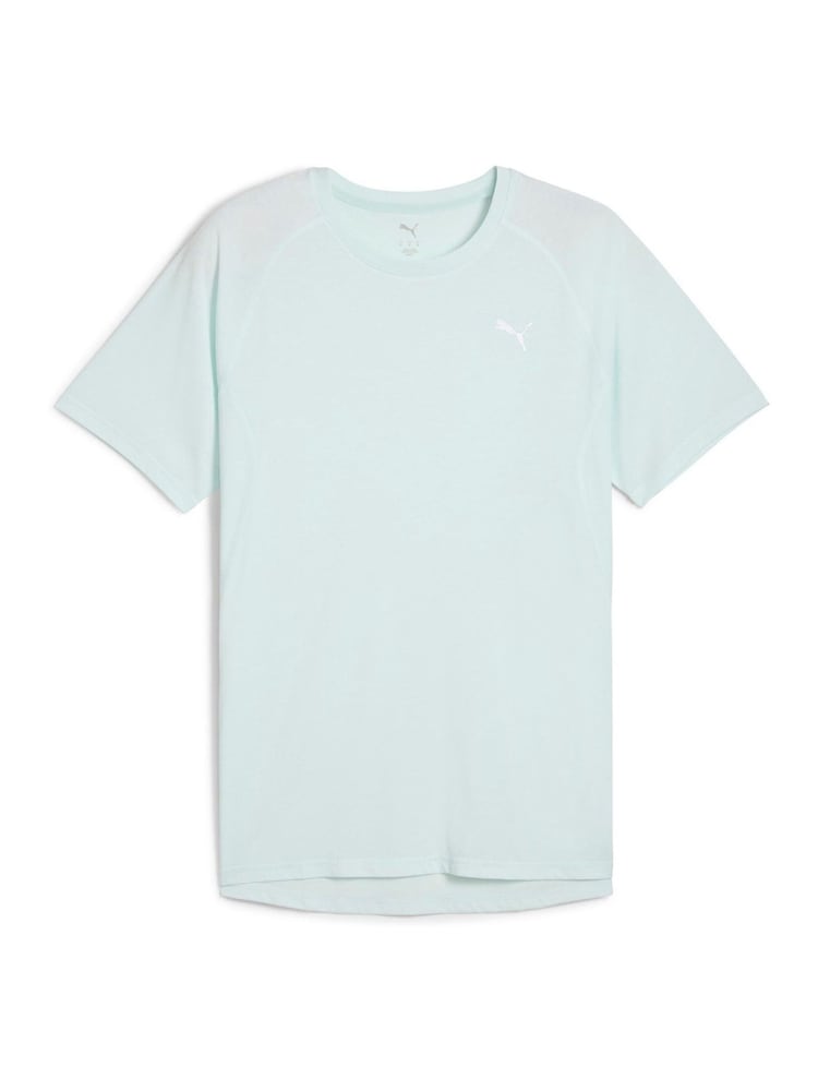 Puma Blue Mens VELOCITY Tri-Blend Running T-Shirt - Image 3 of 3
