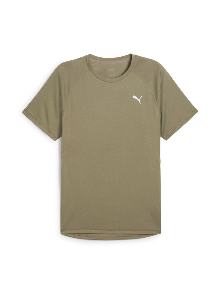 Puma Brown Mens VELOCITY Running T-Shirt - Image 1 of 2