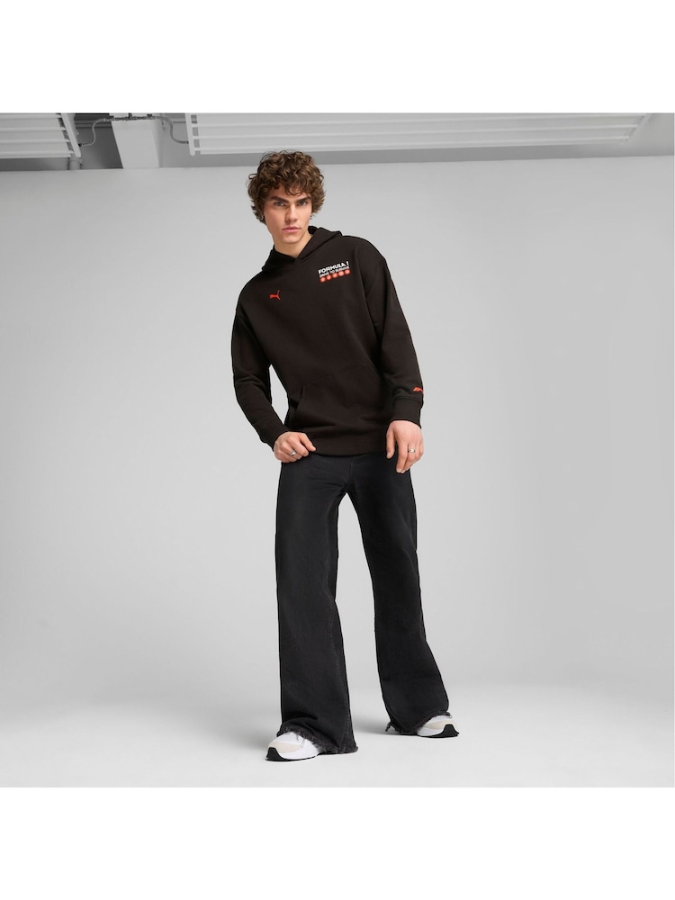 Puma Black Mens F1 Drive To Survive Graphic Hoodie - Image 2 of 5