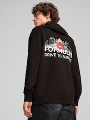Puma Black Mens F1 Drive To Survive Graphic Hoodie - Image 4 of 5