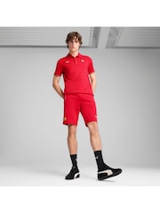 Puma Red Mens Scuderia Ferrari HP Race Sweat Shorts - Image 4 of 5