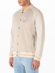 Luke 1977 Cream Kansas Varsity 100% Cotton Jacket - Image 3 of 6
