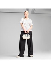 Puma White Womens Wardrobe Essential Pointelle Shirt - Image 2 of 5