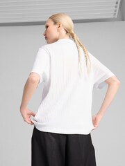 Puma Womens Wardrobe Essential Pointelle Shirt - Bild 5 von 10