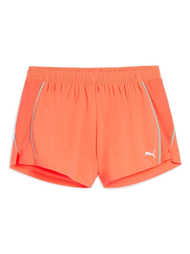 Puma Orange Womens VELOCITY 3 Running Shorts - Image 4 of 4