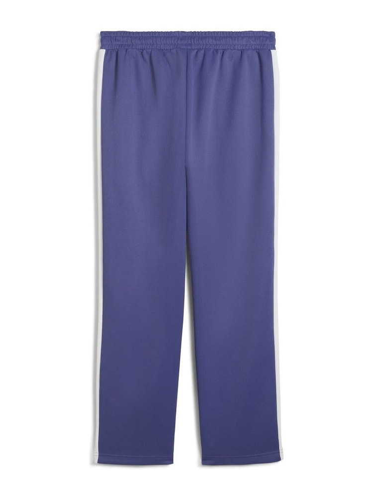 Puma Blue Mens T7 Always On Relaxed Track Joggers - Image 4 of 4 Puma Blue Mens T7 Always On Relaxed Track Joggers - Image 4 of 4