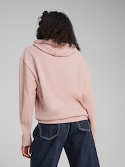 Puma Pink Womens Her Relaxed Hoodie - Image 2 of 4