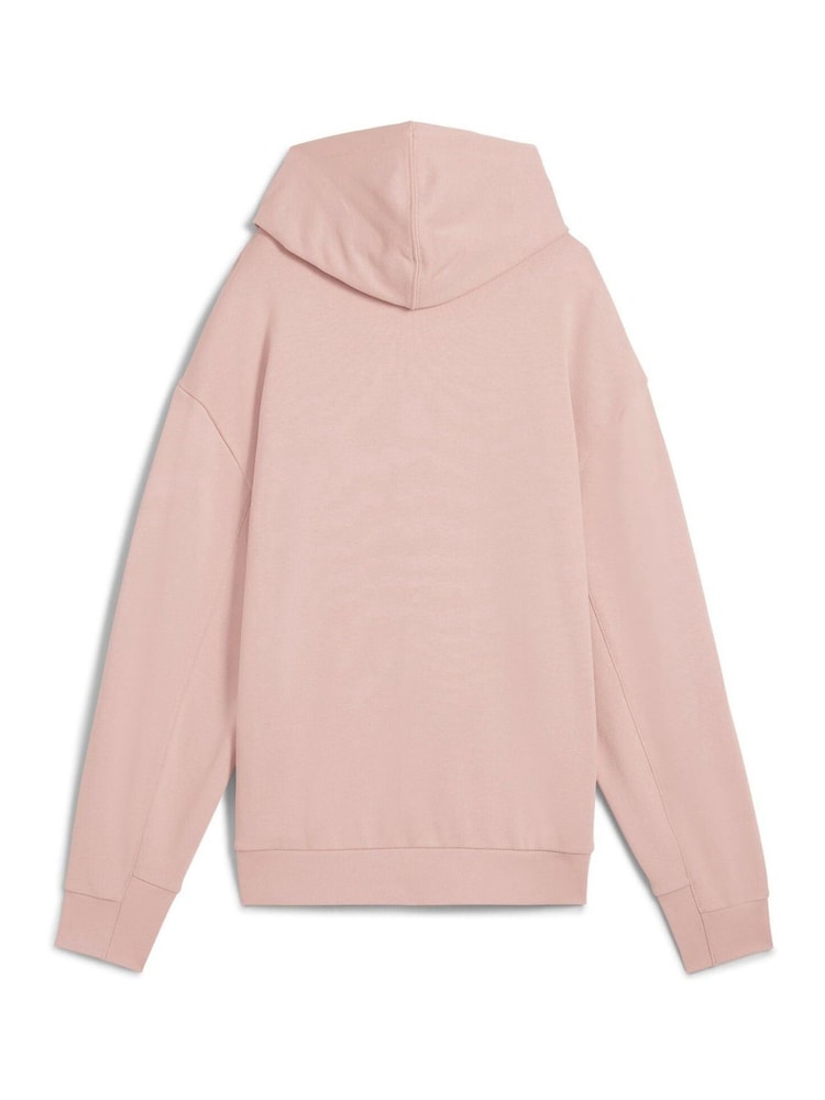 Puma Pink Womens Her Relaxed Hoodie - Image 4 of 4