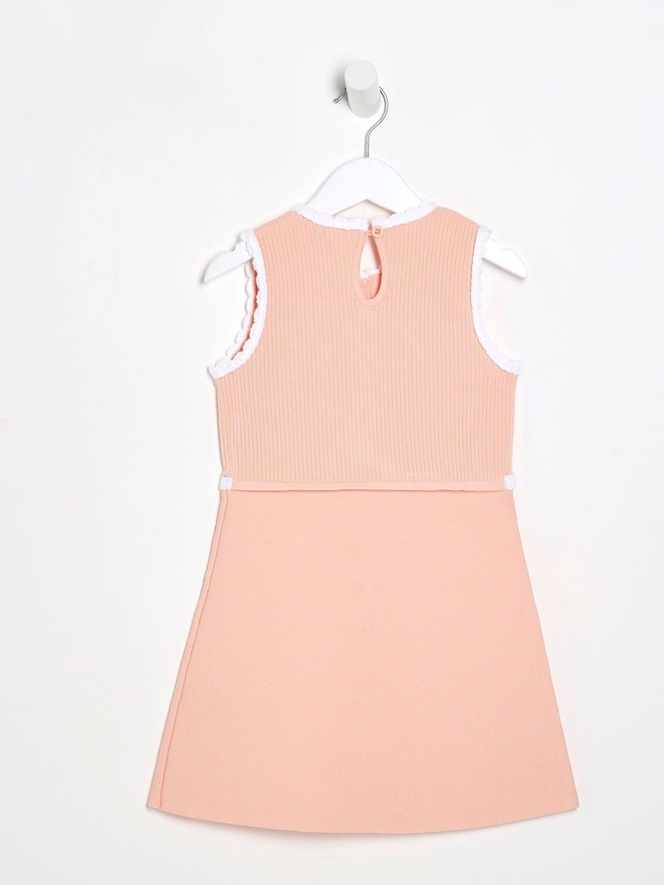 River Island Orange Girls Cut Out Shell Dress - Image 4 of 4 River Island Orange Girls Cut Out Shell Dress - Image 4 of 4