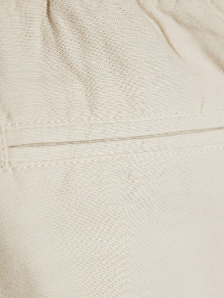 River Island Natural 100% Cotton Boys Pull On Shorts - Image 2 of 4