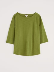 Seasalt Cornwall Dark Green Tremayne Quay Top - Image 4 of 5