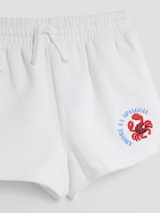 River Island White Girls Sequin Crab Top Runner Set - Image 5 of 5