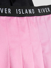 River Island Pink Girls Pleated Waist Band Skirts 2 Pack - Image 3 of 4