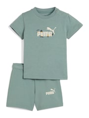 Puma Green Minicats Sandy Adventures Toddler Top and Shorts Set - Image 1 of 2