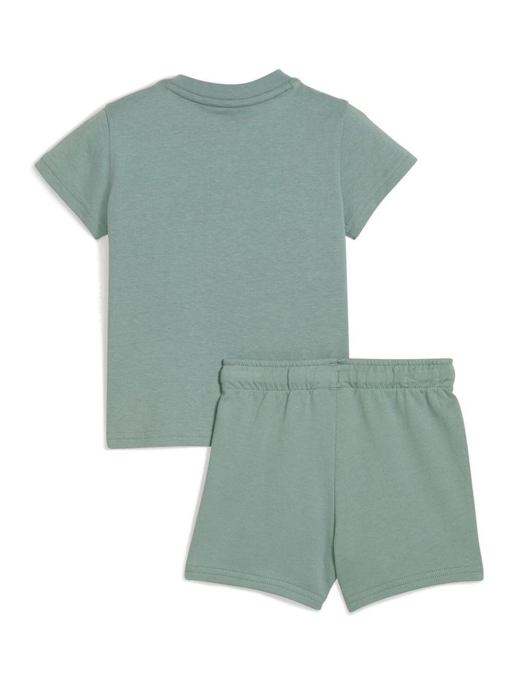 Puma Green Minicats Sandy Adventures Toddler Top and Shorts Set - Image 2 of 2