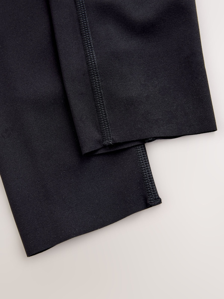 Black High Waist Anti Slip Sports Leggings - Image 3 of 3 Black High Waist Anti Slip Sports Leggings - Image 3 of 3