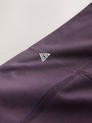 Chocolate Brown Fleece Lined Sports Leggings - Image 5 of 6