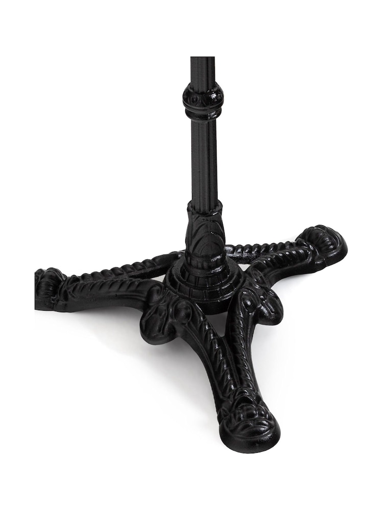 La Redoute Intérieurs Black Bistro Cast Iron & Marble Garden Table - Image 3 of 3